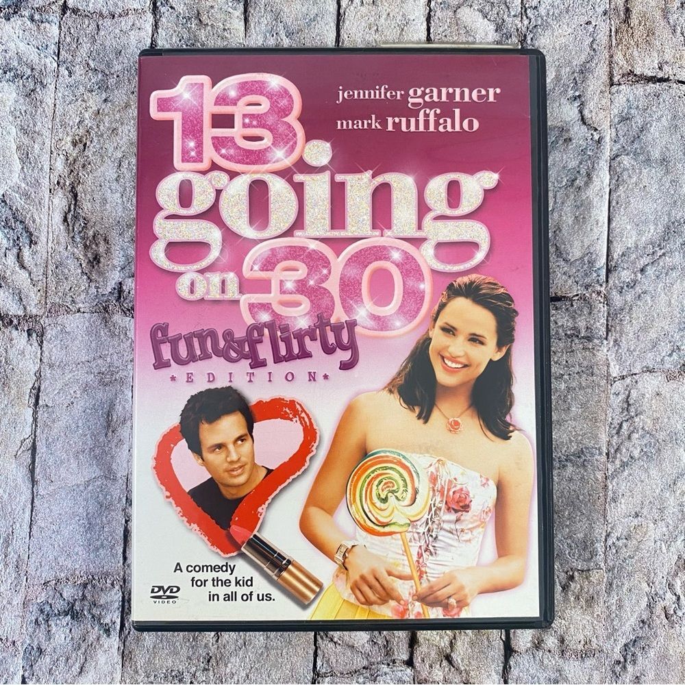 13 Going on 30 DVD Jennifer Garner Mark Ruffalo RomCom Rated PG13